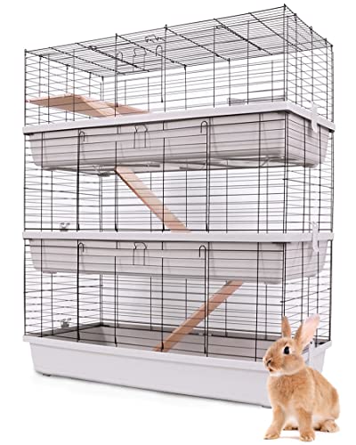 Kaufen Sie Freistehender Kaninchenkäfig mit Innennische
